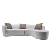 Nevada Curved Sofa, Fabric - Novena Furniture Singapore