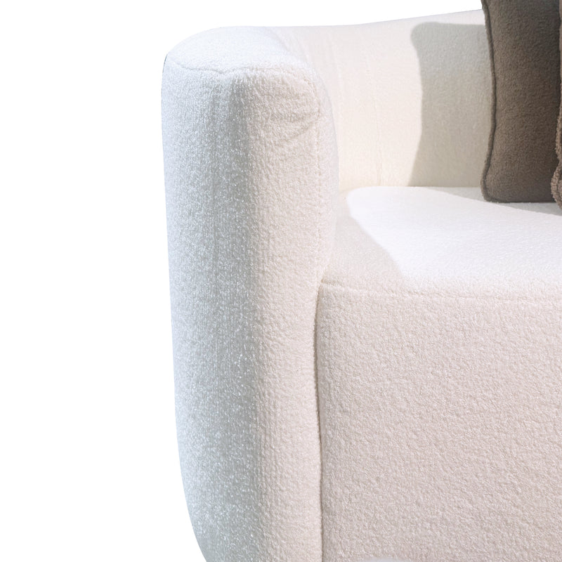 Nevada Curved Sofa, Fabric - Novena Furniture Singapore