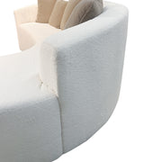 Nevada Curved Sofa, Fabric - Novena Furniture Singapore