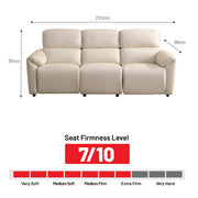 Nino 3 Seater Electric Incliner Sofa, Fabric - Novena Furniture Singapore