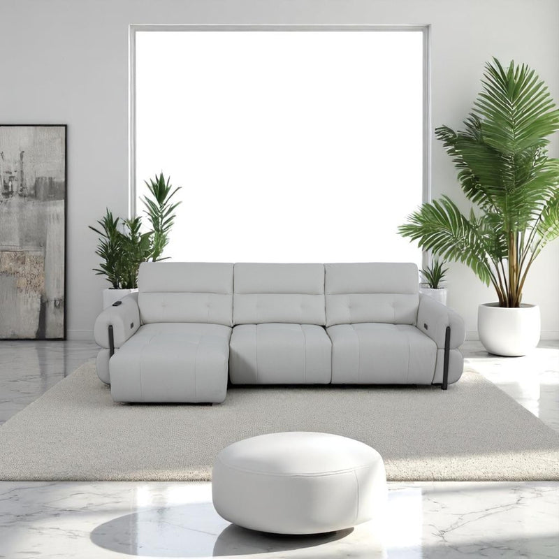 Ophelia 3.5 Seater Elec-Recliner Sofa, Fabric