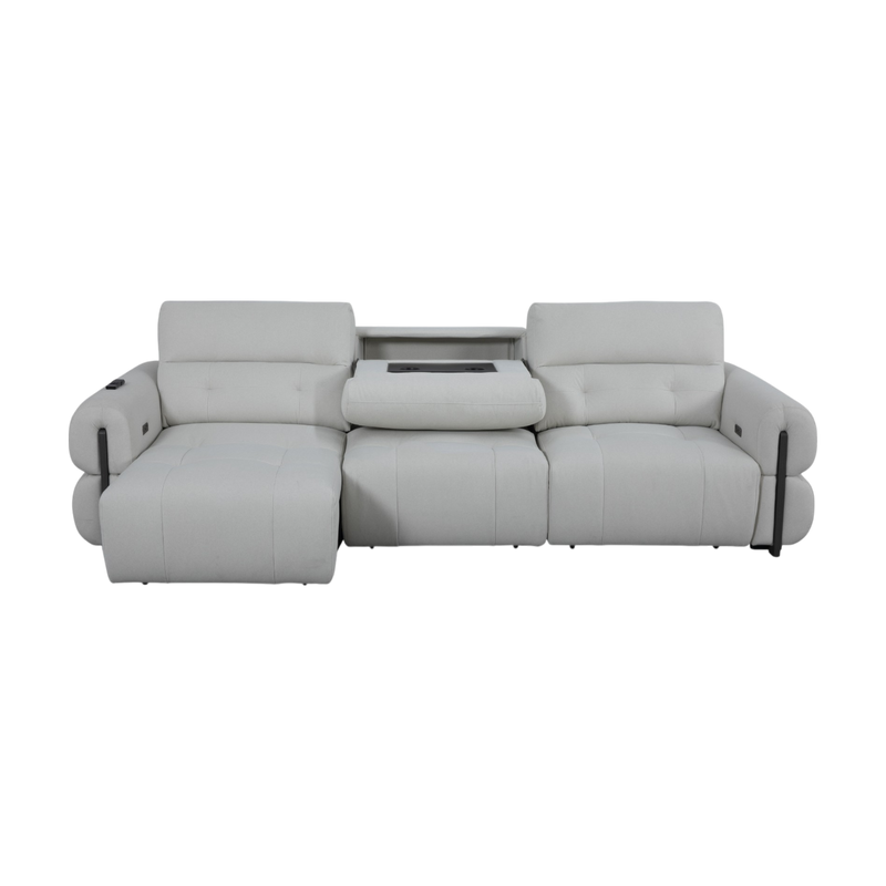 Ophelia 3.5 Seater Elec-Recliner Sofa, Fabric