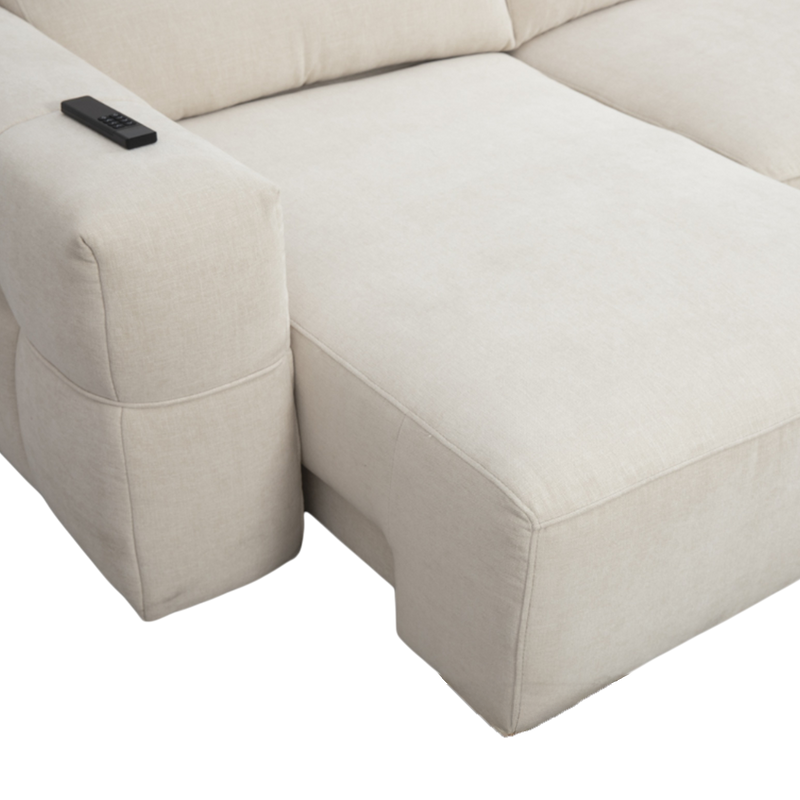Oscar 3.5 Seater Elec-Slider Sofa, Fabric