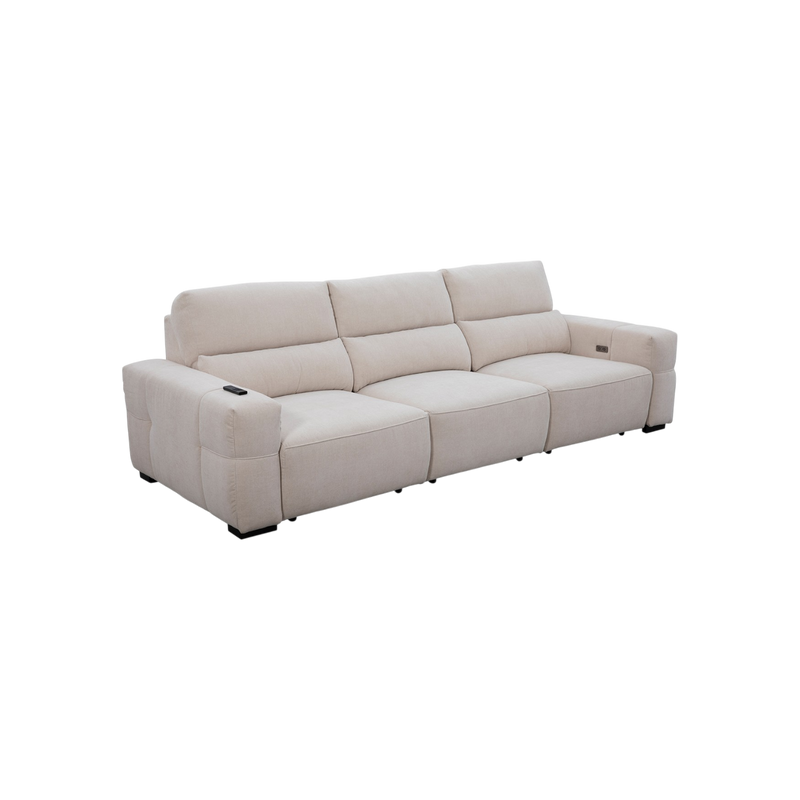 Oscar 3.5 Seater Elec-Slider Sofa, Fabric