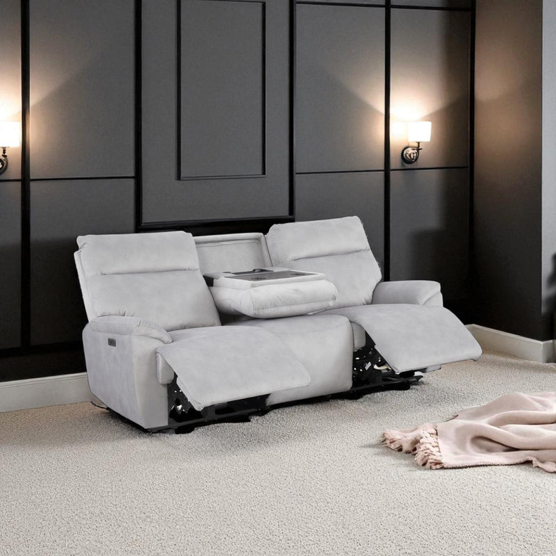 Oslo 3 Seater Electric Recliner Sofa, Fabric