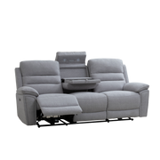 Ouran 3 Seater Electric Recliner Sofa, Fabric - Novena Furniture Singapore