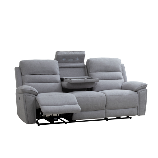 Ouran 3 Seater Electric Recliner Sofa, Fabric