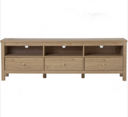 Oxford II 1.8m TV Cabinet, Wood - Oak - Novena Furniture Singapore