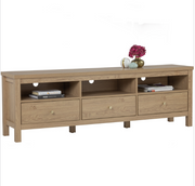 Oxford II 1.8m TV Cabinet, Wood - Oak - Novena Furniture Singapore
