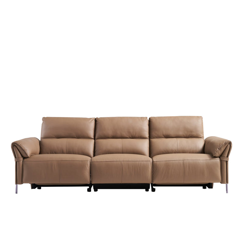 Rachelle 3 Seater Electric Incliner Sofa, Genuine Cowhide Leather - Novena Furniture Singapore