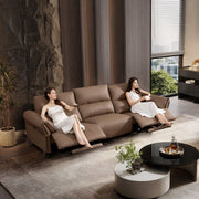 Rachelle 3 Seater Electric Incliner Sofa, Genuine Cowhide Leather - Novena Furniture Singapore
