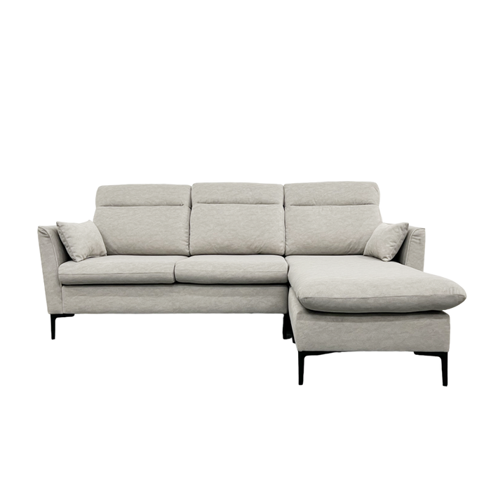 Reina L-Shaped Sofa, Fabric - Novena Furniture Singapore
