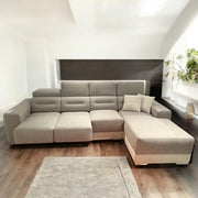 Austin L-Shaped Sofa, Fabric - Novena Furniture Singapore