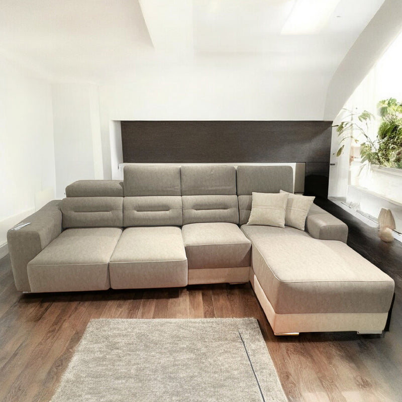 Austin L-Shaped Sofa, Fabric - Novena Furniture Singapore