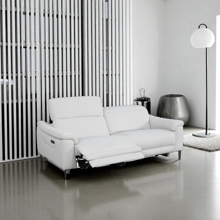 Sara 2 Seater Electric Recliner Sofa, Fabric