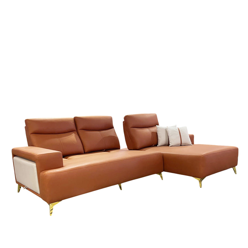 Suzi L-Shaped Sofa, Water Repellent Fabric - Novena Furniture Singapore