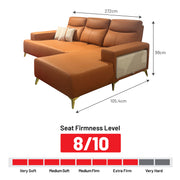 Suzi L-Shaped Sofa, Water Repellent Fabric - Novena Furniture Singapore