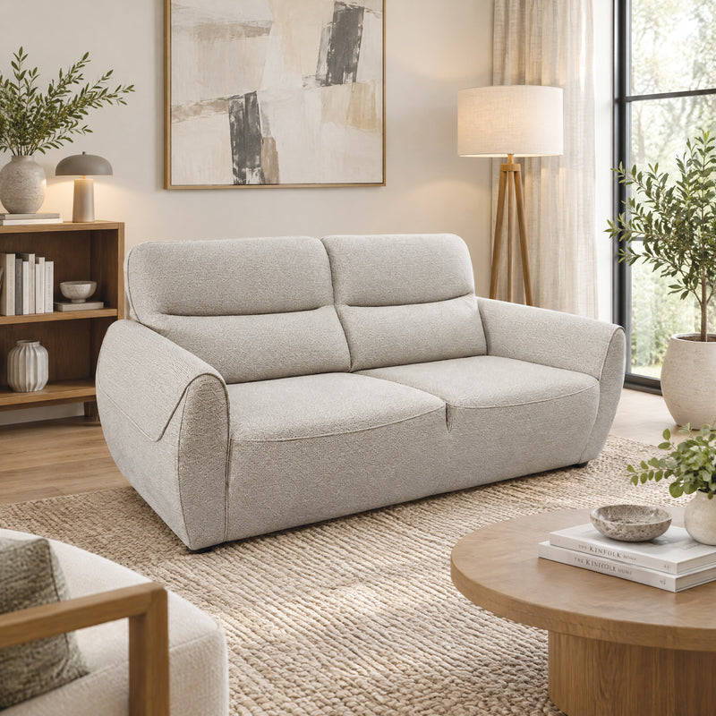 Taro 3 Seater Sofa, Water Resistant Fabric