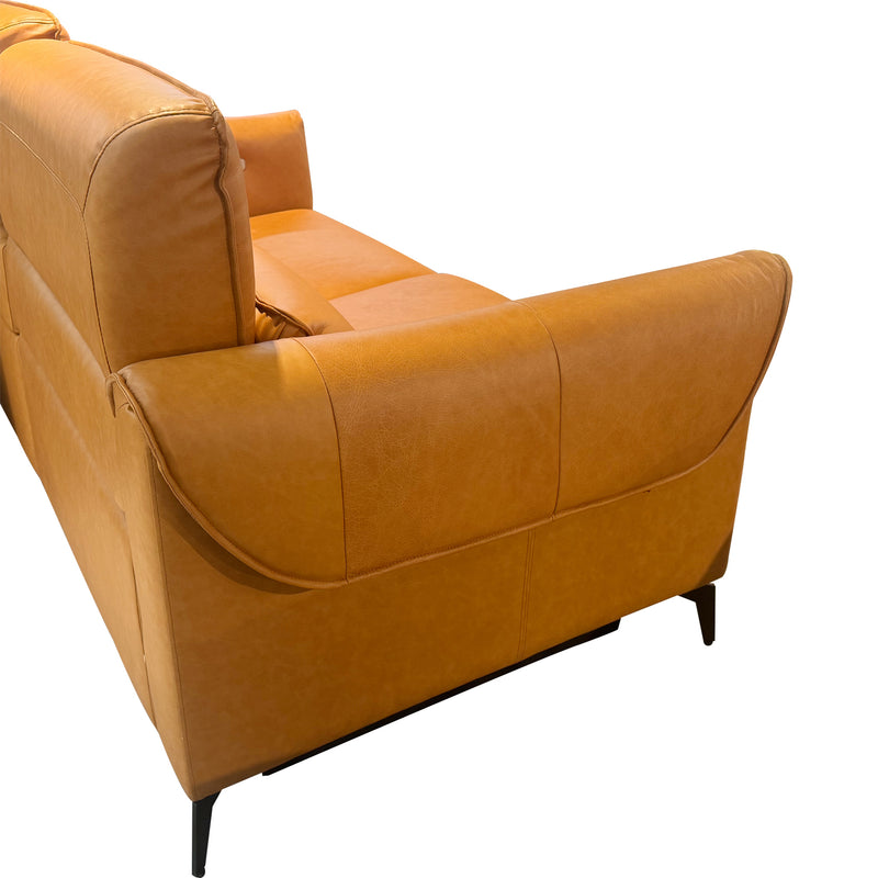 Vista 2 Seater Electric Incliner Sofa, Half Leather - Novena Furniture Singapore
