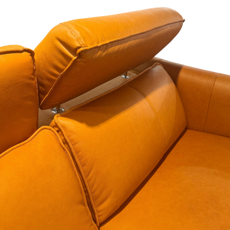 Vista 2 Seater Electric Incliner Sofa, Half Leather - Novena Furniture Singapore