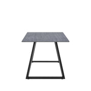Vitto 1.6M Dining Table - Sintered Stone - Matte Roma Grey - Novena Furniture Singapore