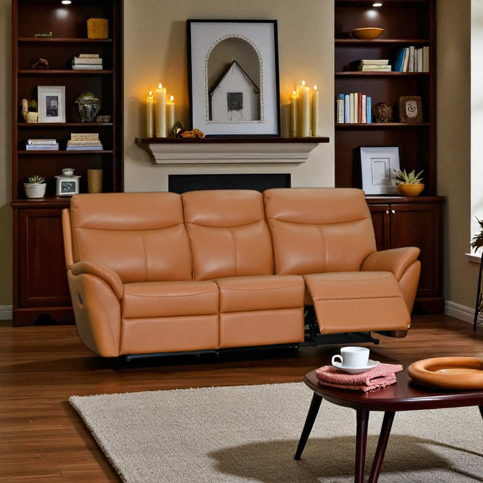 Voleta 3 Seater Recliner Sofa, Leather