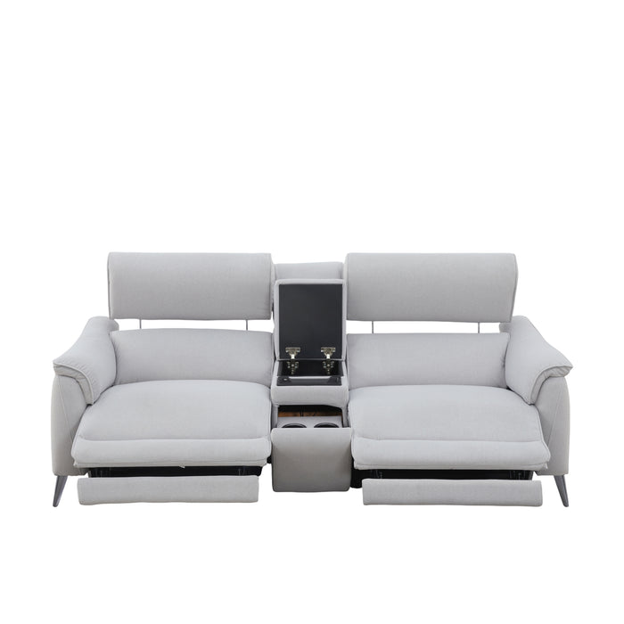 Xander 2.5 Seater Electric Recliner Sofa with Console Box, Fabric