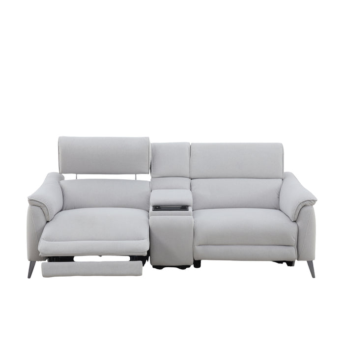 Xander 2.5 Seater Electric Recliner Sofa with Console Box, Fabric