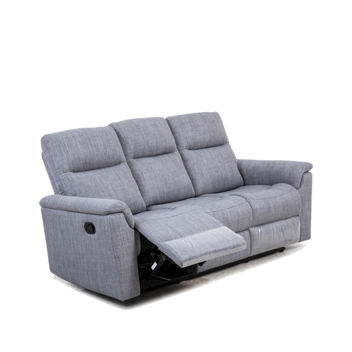 Zayn 3 Seater Recliner Sofa, Fabric - Novena Furniture Singapore