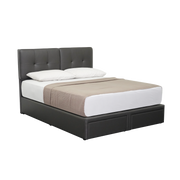Kanuv 12" Bed Frame with 2 Drawers - Novena Furniture Singapore
