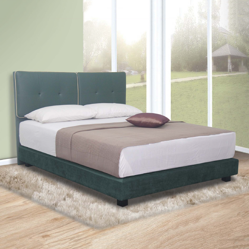 Kanuv 12" Bed Frame with 2 Drawers - Novena Furniture Singapore