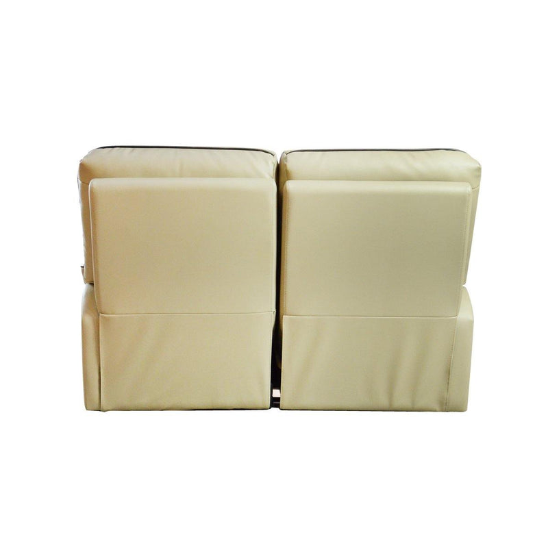 Apollos 2 Seater Recliner Sofa, Half Leather - Novena Furniture Singapore