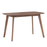 Aimon 1.2m Dining Table, MDF Top with Solid Wood Legs - Novena Furniture Singapore