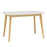 Aimon 1.2m Dining Table, MDF Top with Solid Wood Legs - Novena Furniture Singapore