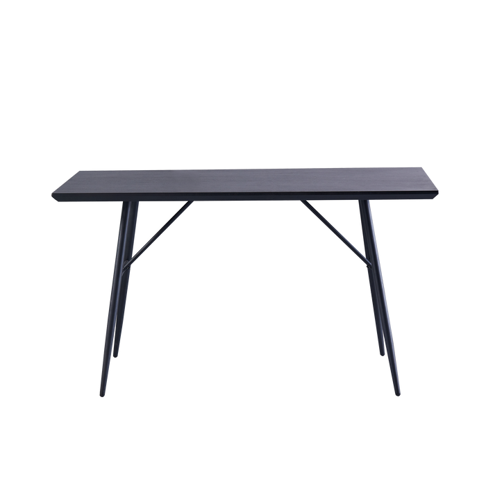 Annette 1.4m Dining Table, MDF Top with Metal Legs - Novena Furniture Singapore