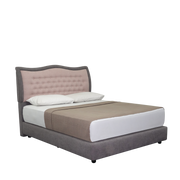 Antoinette Upholstered Bed - Novena Furniture Singapore