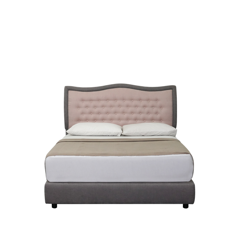 Antoinette Upholstered Bed - Novena Furniture Singapore