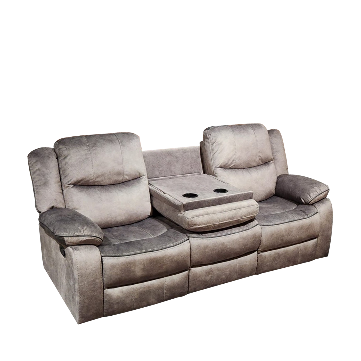Anton 3 Seater Recliner Sofa, Fabric Novena Furniture Singapore