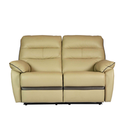 Apollos 2 Seater Recliner Sofa, Half Leather - Novena Furniture Singapore