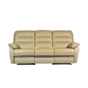 [PROMO] Apollos 3 Seater Recliner Sofa, Half Leather - Novena Furniture Singapore