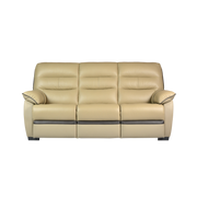 Apollos 3 Seater Sofa, Half Leather - Novena Furniture Singapore