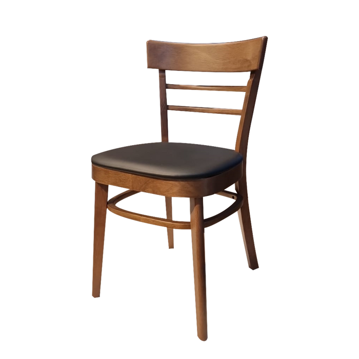 Bay Dining Chair, Wood - Expresso - Novena Furniture Singapore