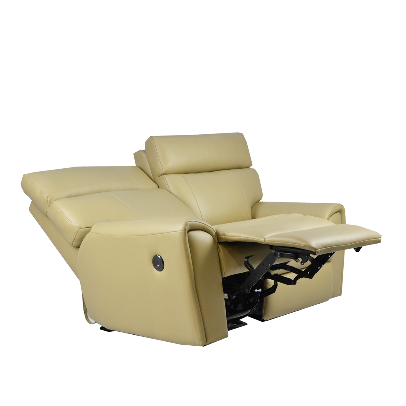 Clyde 2 Seater Electric Recliner Sofa, Simulated Leather Novena