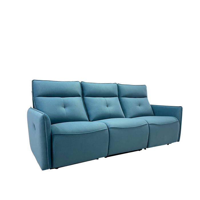 Daisy 3 Seater Recliner Sofa, Fabric - Novena Furniture Singapore