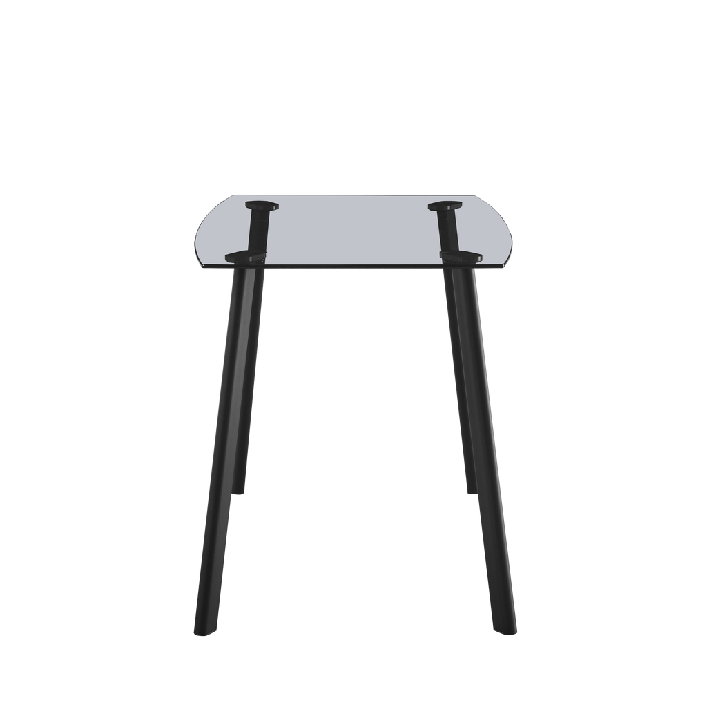 Davis 1.2m Dining Table, Glass Novena Furniture Singapore