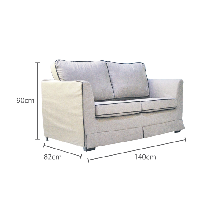 Eden 3 Seater Sofa, Fabric - Novena Furniture Singapore