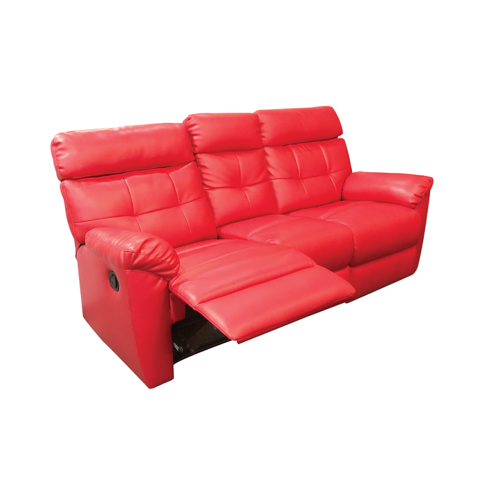 [PROMO] Emma 3 Seater Recliner Sofa, Simulated Leather - Novena Furniture Singapore