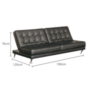 Gigi 3 Seater Sofabed, Simulated Leather - Novena Furniture Singapore