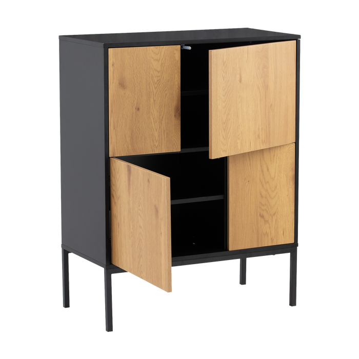 Hailey Tall Sideboard with 4 Door - Novena Furniture Singapore