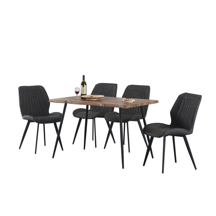 Isabel 1.2m Dining Set (Includes 4 Allan Dining Chairs!) - Novena Furniture Singapore